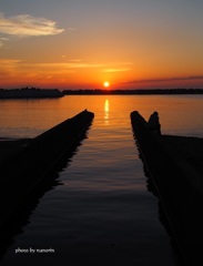 夕陽とおにいさん。