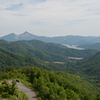 白布峠から磐梯山
