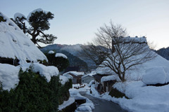 美山雪景色