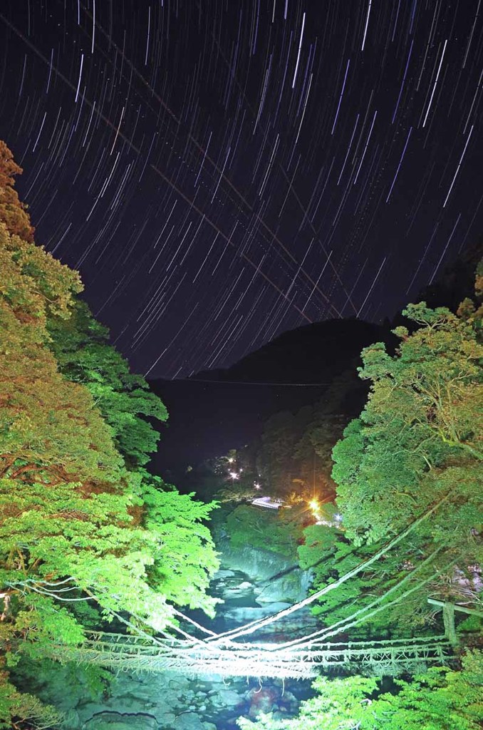 かずら橋星軌跡