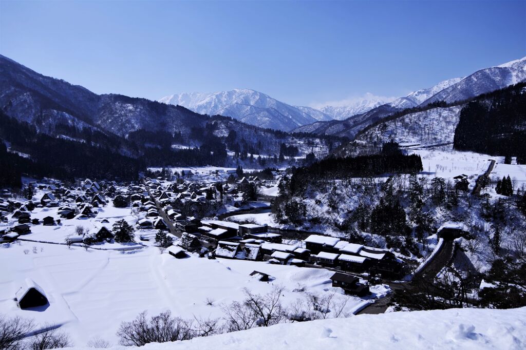 白川郷展望台から