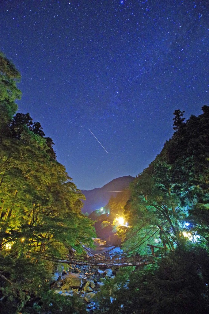 かずら橋の天の川