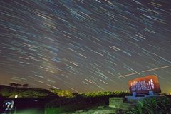 美幌峠天の川星軌跡