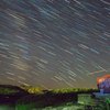 美幌峠天の川星軌跡