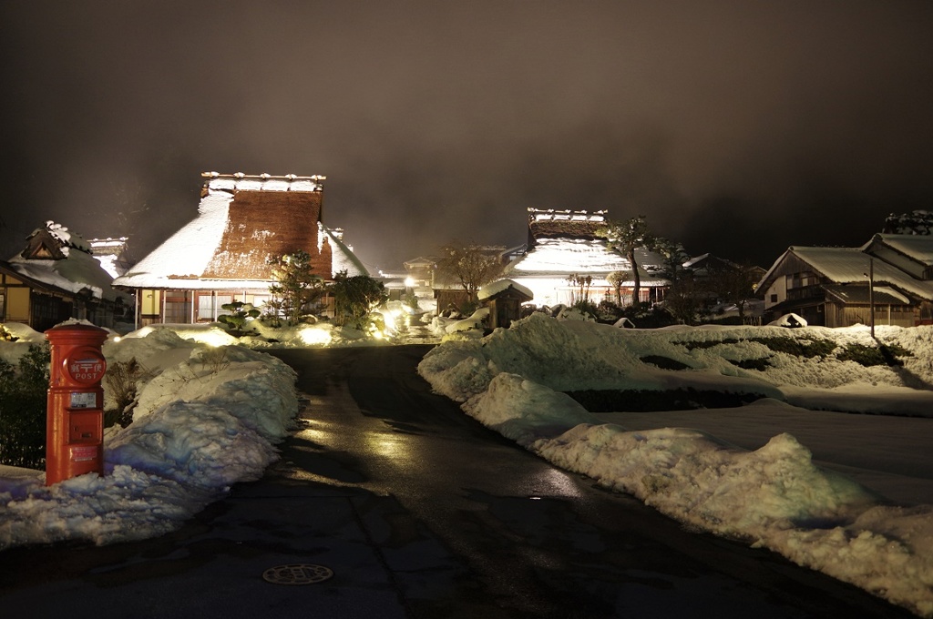 美山集落夜景