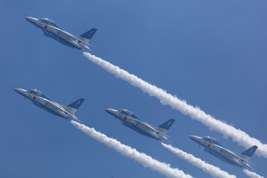 ブルーインパルス小牧予行３月４日