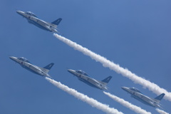ブルーインパルス小牧予行３月４日