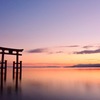 夕方の白鬚神社