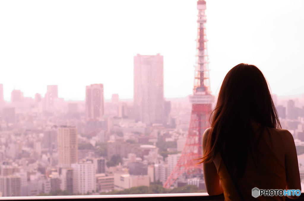 東京風景③ #東京タワー #世界貿易センタービル