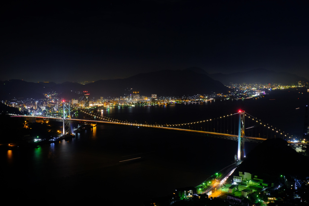 関門橋夜景