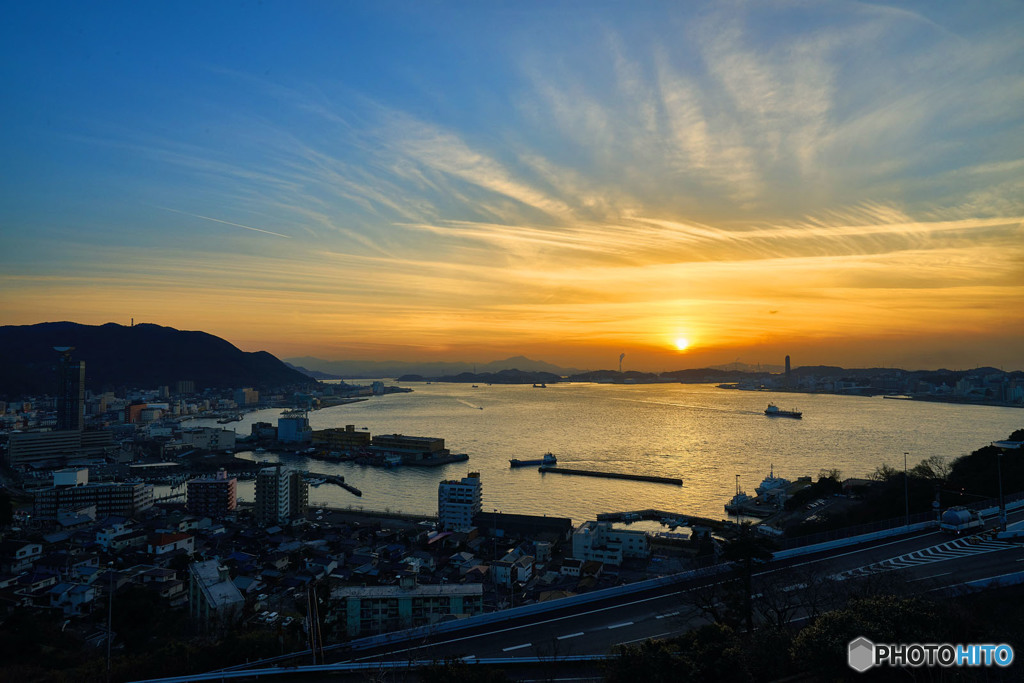 門司港夕景