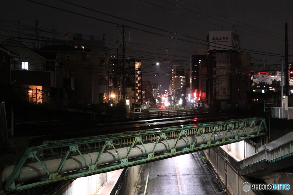 散歩コース（雨）スナップ