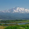 土田牧場あたりからの鳥海山
