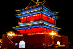 中国　～ローカルな町の夜景～