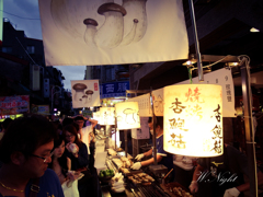 台湾　士林夜市の空気