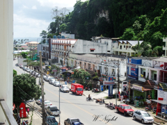 Ao Nang の街並み　-　 Krabi