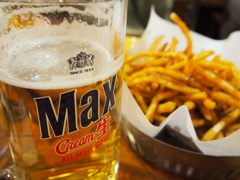 深夜のビール