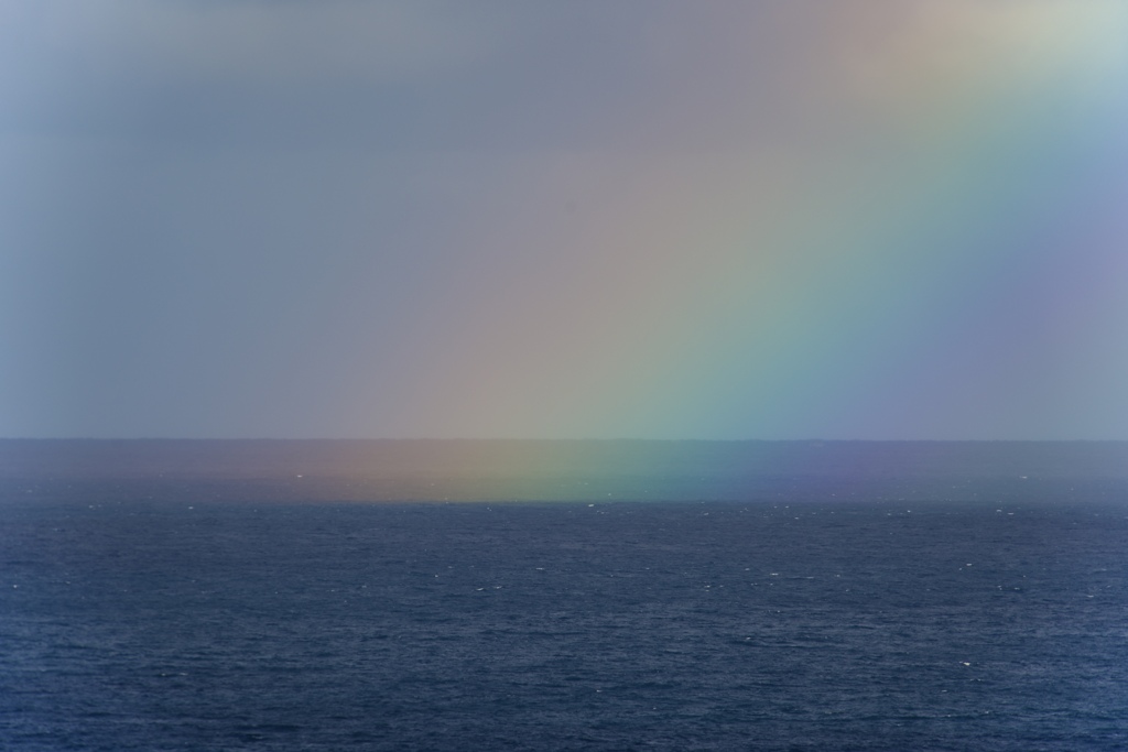 rainbow sea