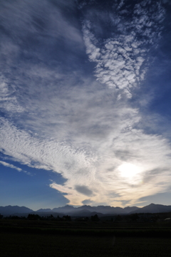 立山連峰の朝