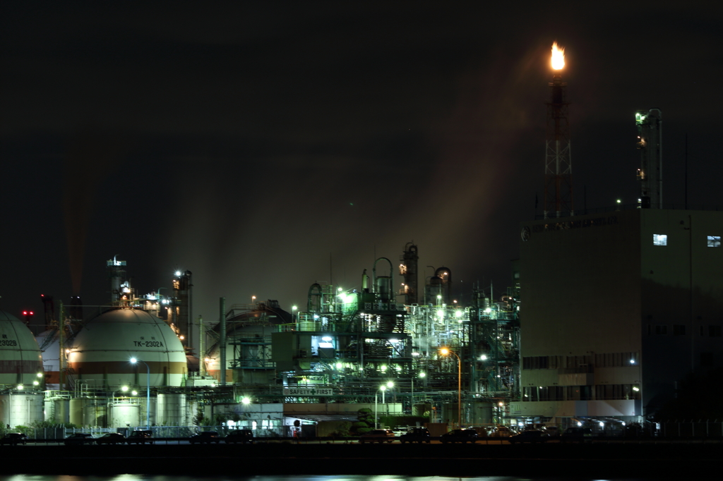 四日市　工場夜景