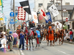 相馬野馬追(戦国絵巻  武者行列)