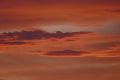 炎夏の夕暮れ