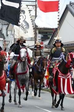 相馬野馬追(戦国絵巻  武者行列)