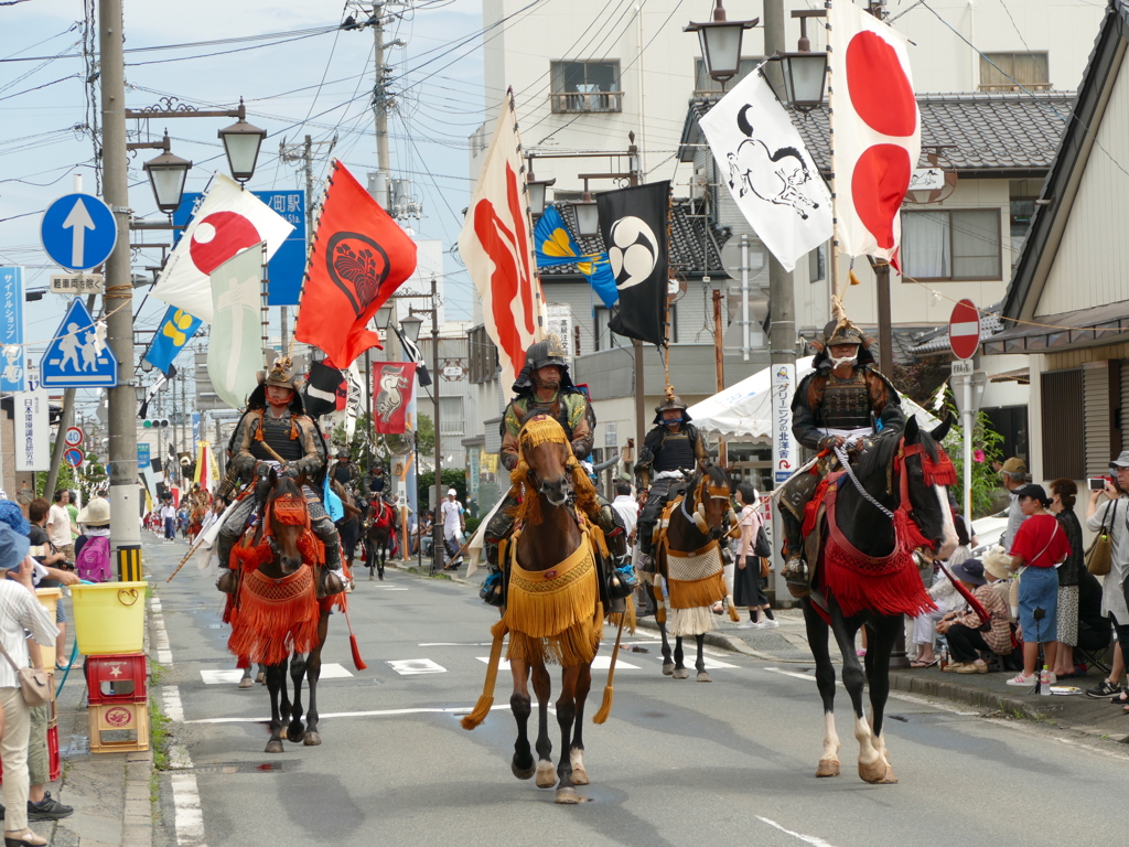 相馬野馬追(戦国絵巻  武者行列)