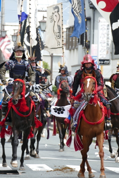 相馬野馬追(戦国絵巻  武者行列)