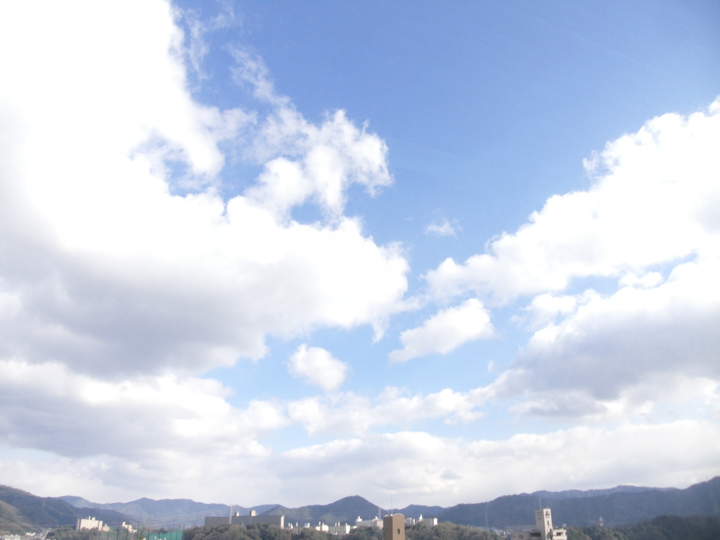 もくもく。