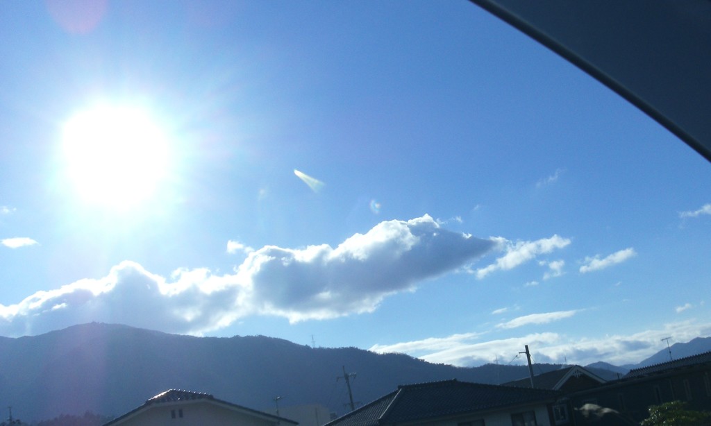 車の中から