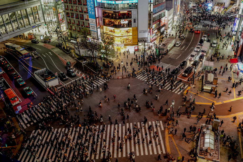 渋谷スクランブル交差点