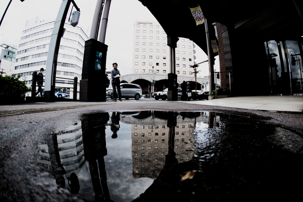 雨上がりに