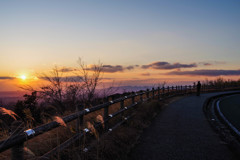 夕暮れを撮る