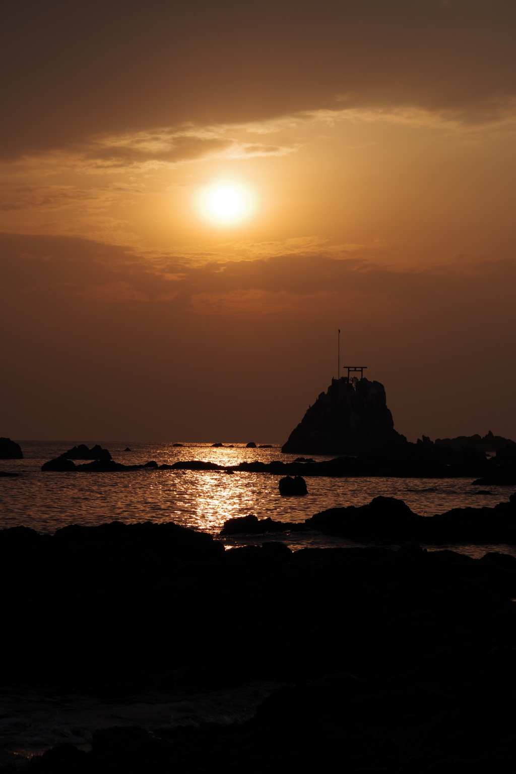 牛ノ浜夕景