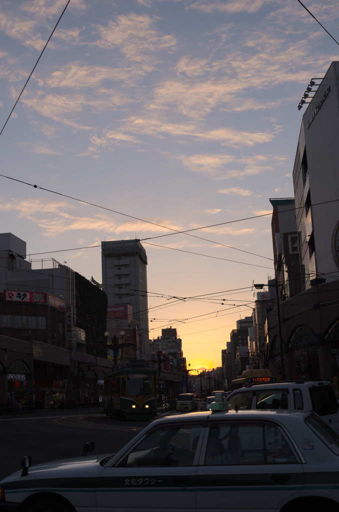 年末の夕方は慌ただしい