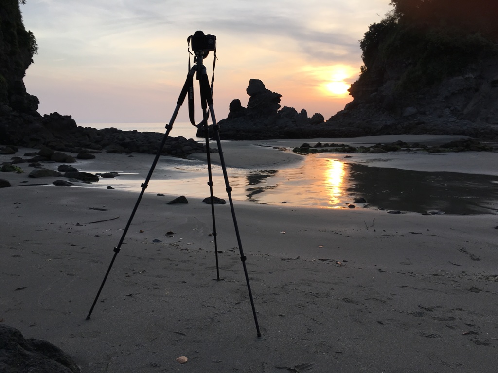 夕日を撮りに