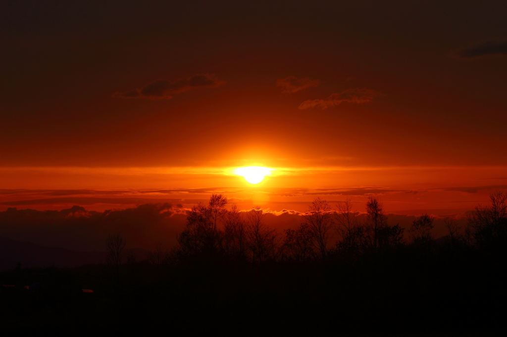 夕暮れ