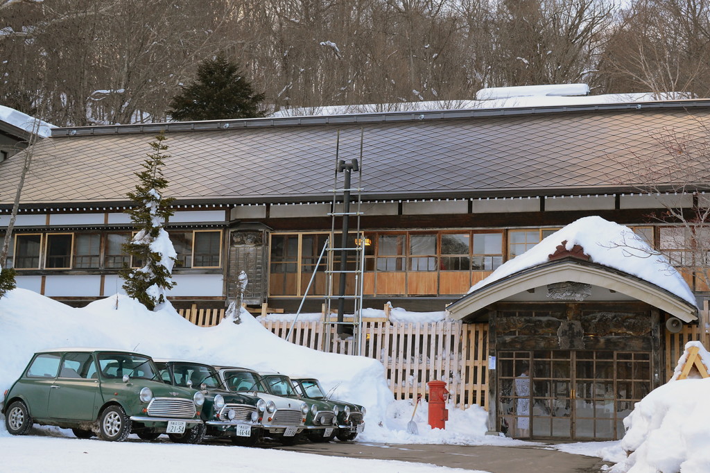 老舗旅館とOLD MINI