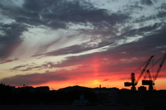 秋の夕暮れ