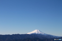 陣馬山山頂付近からの富士山