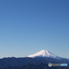 陣馬山山頂付近からの富士山