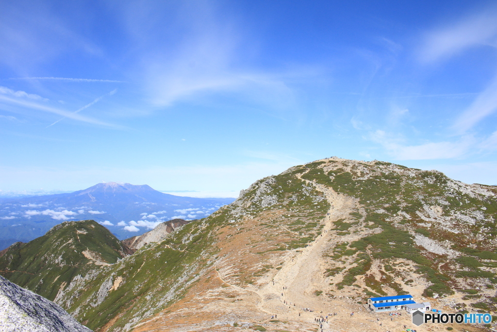 中岳山頂から