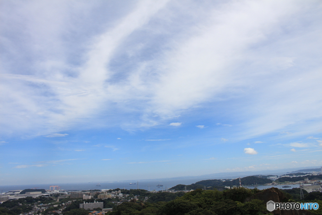 鷹取山山頂より・・