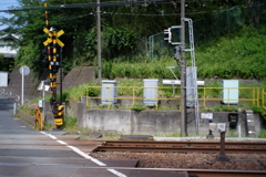 踏切のある信号機