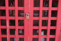 赤い格子