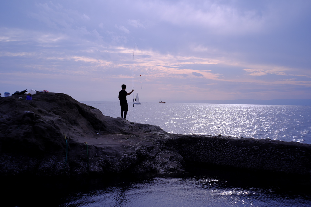 夕陽の鉛筆