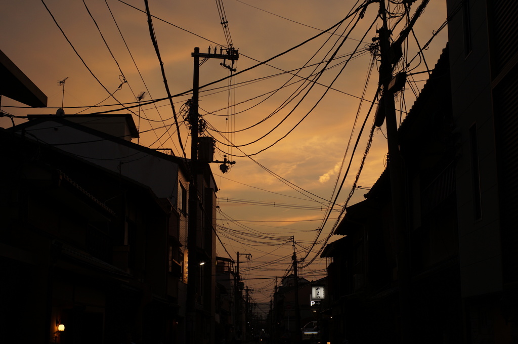 夕方