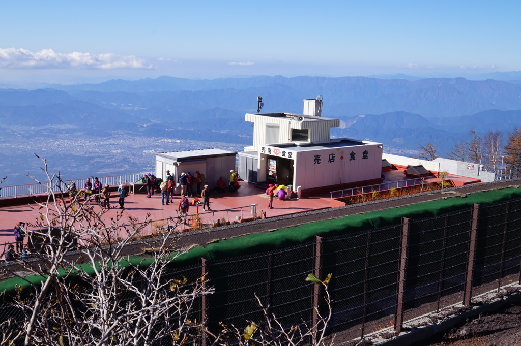 富士山富士宮口5合目より