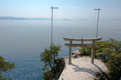 琵琶湖　竹生島　